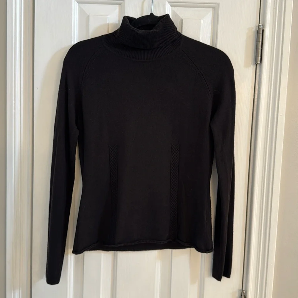 Emanuel Ungaro Vintage Black Cashmere & Silk Blend Sweater